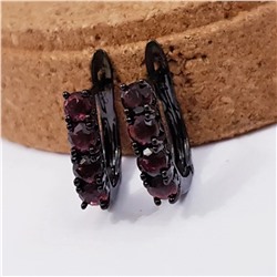 Серьги коллекция Xuping   Black покрытие позолота