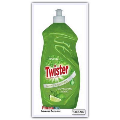 Средство для мытья посуды TWISTER Lime 1 л