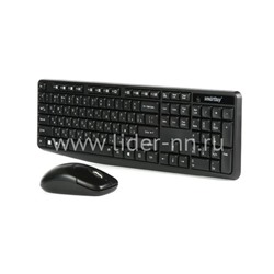 Комплект клавиатура+ мышь Smartbuy 235380AG беспроводной (черный)
