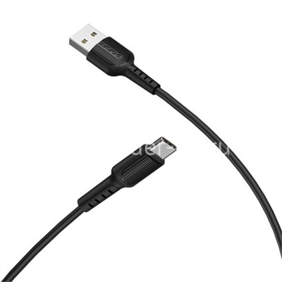 USB кабель для USB Type-C 1.0м BOROFONE BX16 (черный) 3.0A
