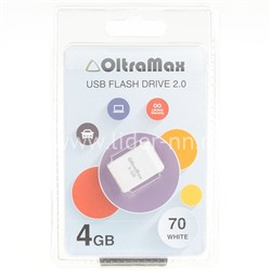 USB Flash 4GB OltraMax (70) белый