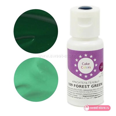 Краситель гелевый CakeColors 109 Forest Green, 20 гр