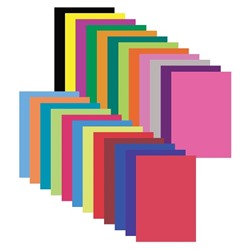 Цветная бумага А4 24л 24 цвета Юнландия "ЛЬВЁНОК" мелованная (глянцевая) 200*280мм на скобе (15/60)