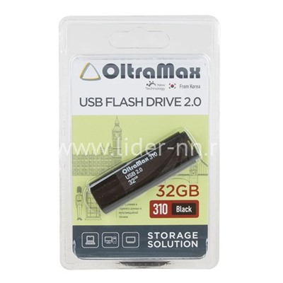USB Flash 32GB Oltramax (310) черный