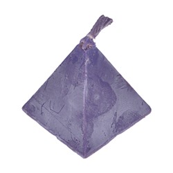 SVH047-07 Чакровая свеча, 4х3,5х3,5см, цвет фиолетовый