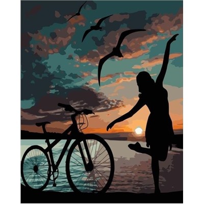 Девушка и велосипед