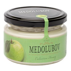 Мёд-суфле Медолюбов с яблоком 250мл