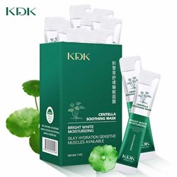 Набор ночных масок KDK CENTELLA SOOTHING MASK, 20 штук Успокаивающие с центеллой азиатской