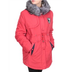 537 RED Куртка парка зимняя женская KSV (100 гр. тинсулейт + искусственный мех)