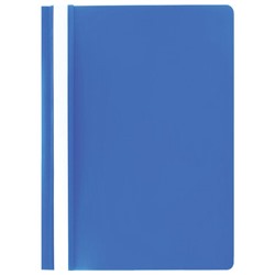 Папка-скоросшиватель А4 100/120мкм, голубая (STAFF)