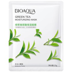 BIOAQUA, Маска для лица с экстрактом зеленого чая, 25 гр.