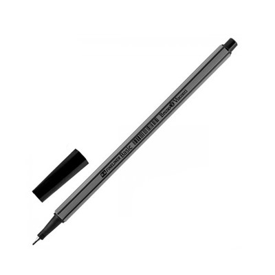 Ручка капилярная 0.4 мм, черная "Basic" (BrunoVisconti)