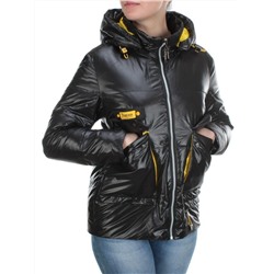 8267 BLACK Куртка демисезонная женская BAOFANI (100 гр. синтепон)