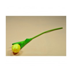 Цветок искусственный «Тюльпан» жёлтый 33 см