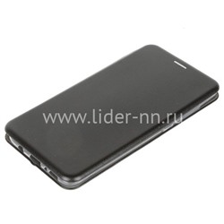 Чехол-книжка для Samsung Galaxy A20/A30 Brauffen (горизонтальный флип) черная (пакет)