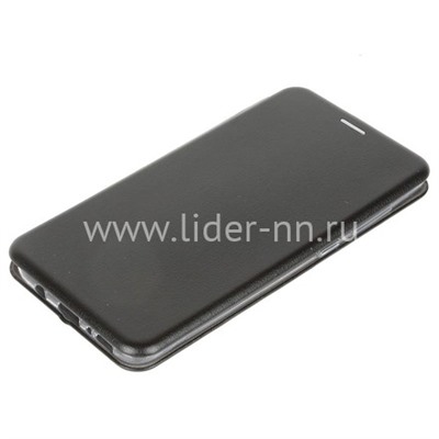 Чехол-книжка для Samsung Galaxy A70 SM-A205F Brauffen (горизонтальный флип) черная (пакет)