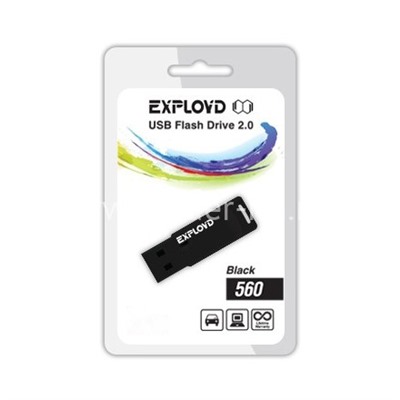 USB Flash 8GB Exployd (560) черный