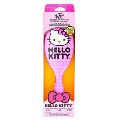 Wet Brush Расчёска для спутанных волос / Original Detangler Hello Kitty HK Face Pink