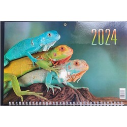 Календарь трехрядный  (квартальный) 2024 год