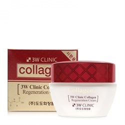 Крем для лица 3W Clinic Collagen Cream Восстанавливающий