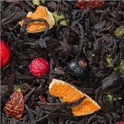 Витаминный  Смесь индийского и цейлонского чая с ягодами и листьями смородины, плодами боярышника, корочками шиповника, цедрой апельсина с ароматом смородины.