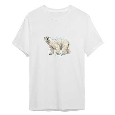 FTW0427-XL Футболка Белый медведь, размер XL