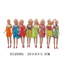 Кукла простая в коротком платье в пак.,100514838/NN
