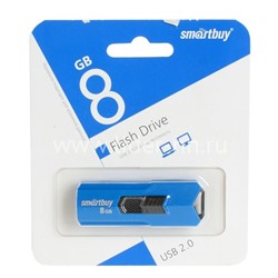 USB Flash 8GB SmartBuy STREAM синий 2.0