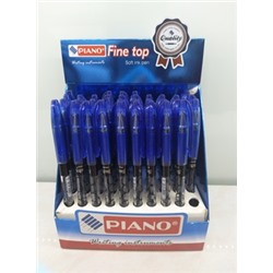 Ручка масляная 0,7 мм, синяя ,с грипом "Piano Fine top"