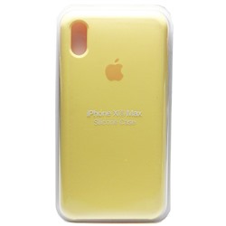 Силиконовый чехол для Айфон XS Max - (Золотой)