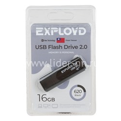 USB Flash 16GB Exployd (620) черный