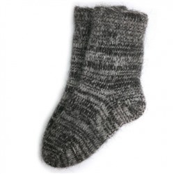 Мужские теплые шерстяные носки темного цвета - 502.16