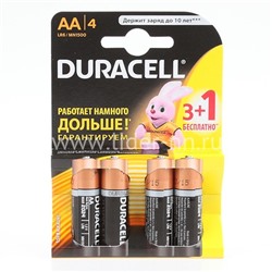 Батарейка алкалиновая Duracell LR6/4BL