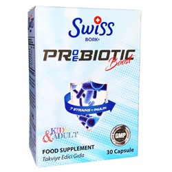 Пробиотики Swiss Bork Probiotic Boost, 30 кап