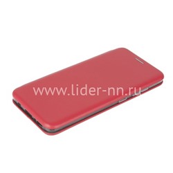 Чехол-книжка для Samsung Galaxy A51 Brauffen (горизонтальный флип) красная (пакет)