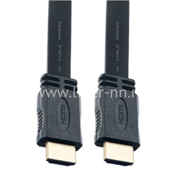 Кабель HDMI to HDMI Perfeo ver.1.4b A-M/A-M 1м Плоский