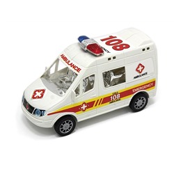 Машина инерционная Ambulance 108 в пак.,100859924/505
