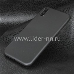 Задняя панель для iPhoneX Пластик (15068ch) черная