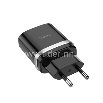 СЗУ 1 USB выход 18W Quick Charge 3.0 (6V-3.0A/9V-2.0A/12V-1.5A) HOCO C12Q (черный)