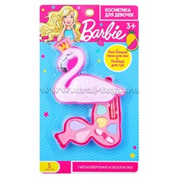 Косметика для девочек "Барби" (тени, помада) на блистере