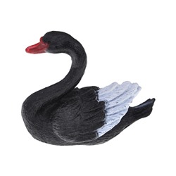 ST020-02 Фигурка Чёрный лебедь, 3,2,5х1,5см