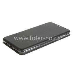 Чехол-книжка для Huawei Honor 9A Brauffen (горизонтальный флип) черная (пакет)