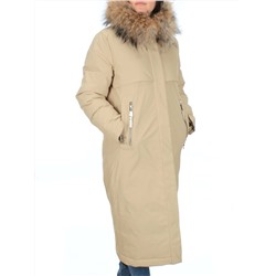 22101 BEIGE Пальто зимнее женское (200 гр. тинсулейт)