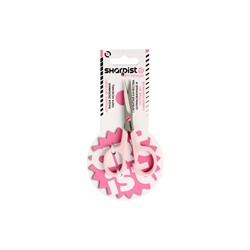 Ножницы для аппликаций 11см розовые ручки