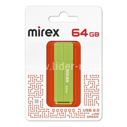 USB Flash 64GB Mirex LINE GREEN