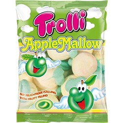 Trolli маршмеллоу яблочное с фруктовой начинкой Apple Mallow 150г