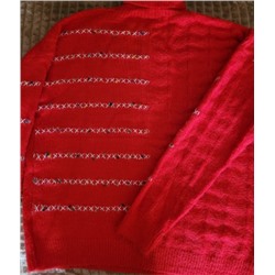 свитер (ярко-красный)
