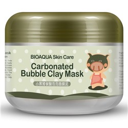 Bioaqua Воздушная маска для лица и шеи (Carbonated Bubble Clay Mask), 100 гр., Развлекательный ролик про применение этой масочки:
