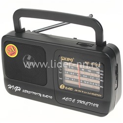 Радиоприемник (KB/LB-409AC) FM/AM/TV/SW1/SW2 черный