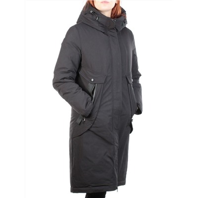 2062 BLACK Пальто женское зимнее Parten (200 гр. холлофайбера)